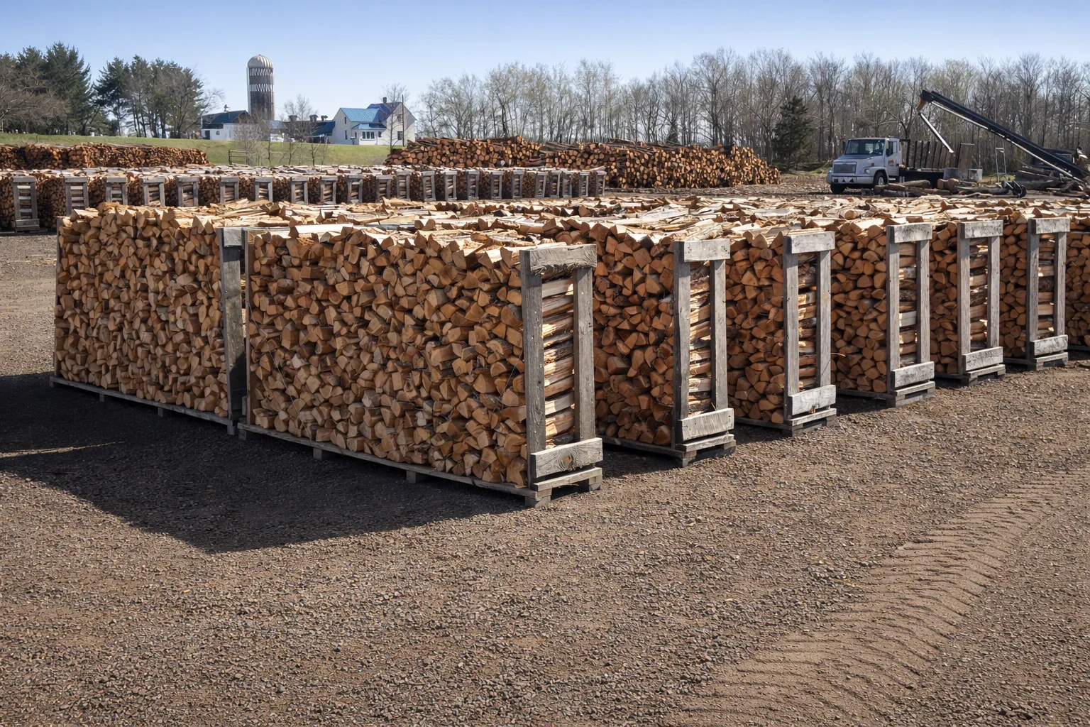 Selectie van premium stamhout